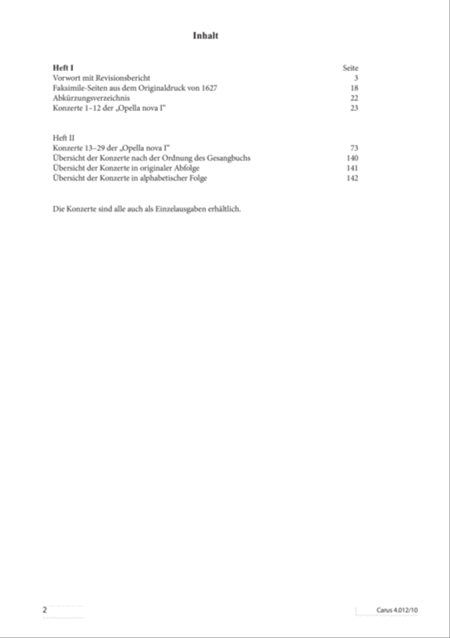 Opella Nova I. Teil 1618 Opella Nova I. Teil 1618 Collection / Songbook scores gallery preview page 3