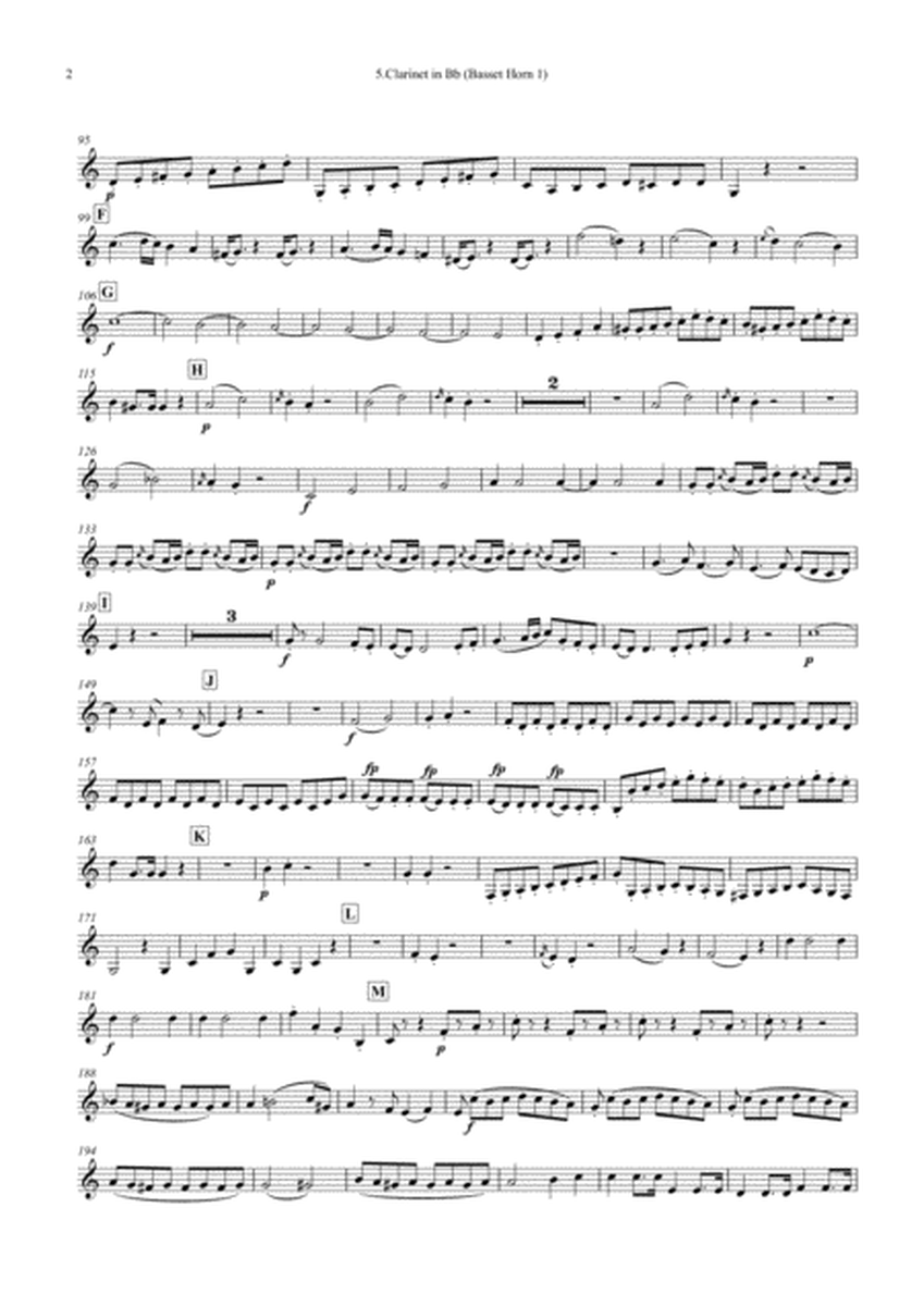 Mozart: Serenade No 10 in Bb "Gran Partita": (clarinet parts substitute for basset horns)