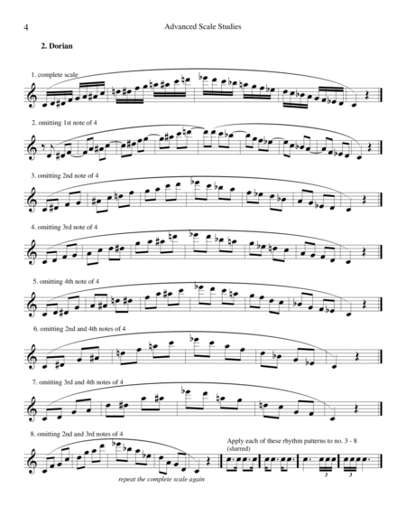 Advanced Scale Studies for all Treble Clef Instruments