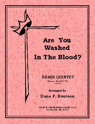 Book cover for Are You Washed In The Blood