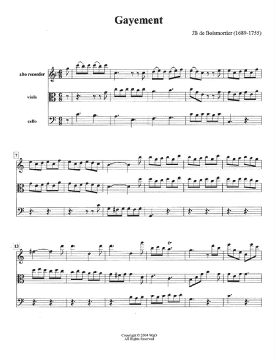 Gayement Gayement Small Ensemble scores gallery preview page 1