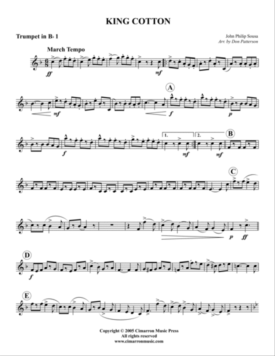 King Cotton King Cotton Brass Quintet scores gallery preview page 5
