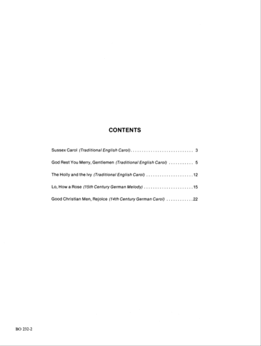 Carols in Brass Brass Ensemble scores gallery preview page 2