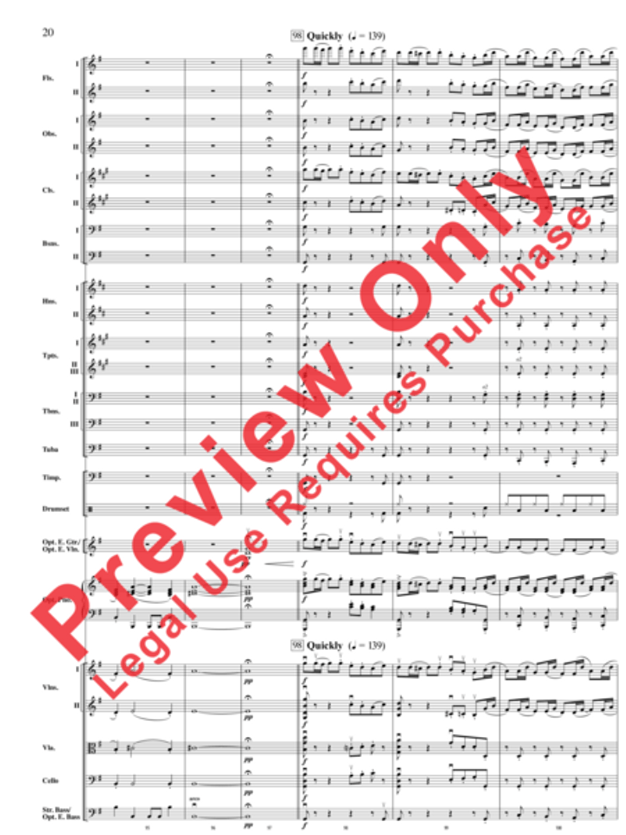 A Mad Russian's Christmas Full Orchestra scores gallery preview page 21