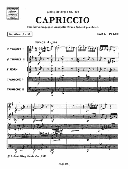 Capriccio (quintet-brass)