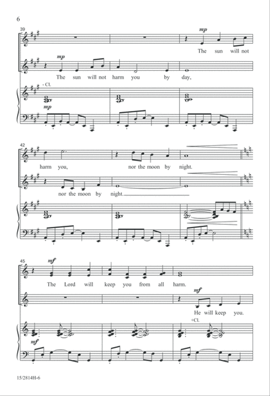 I Will Lift My Eyes SSA scores gallery preview page 6