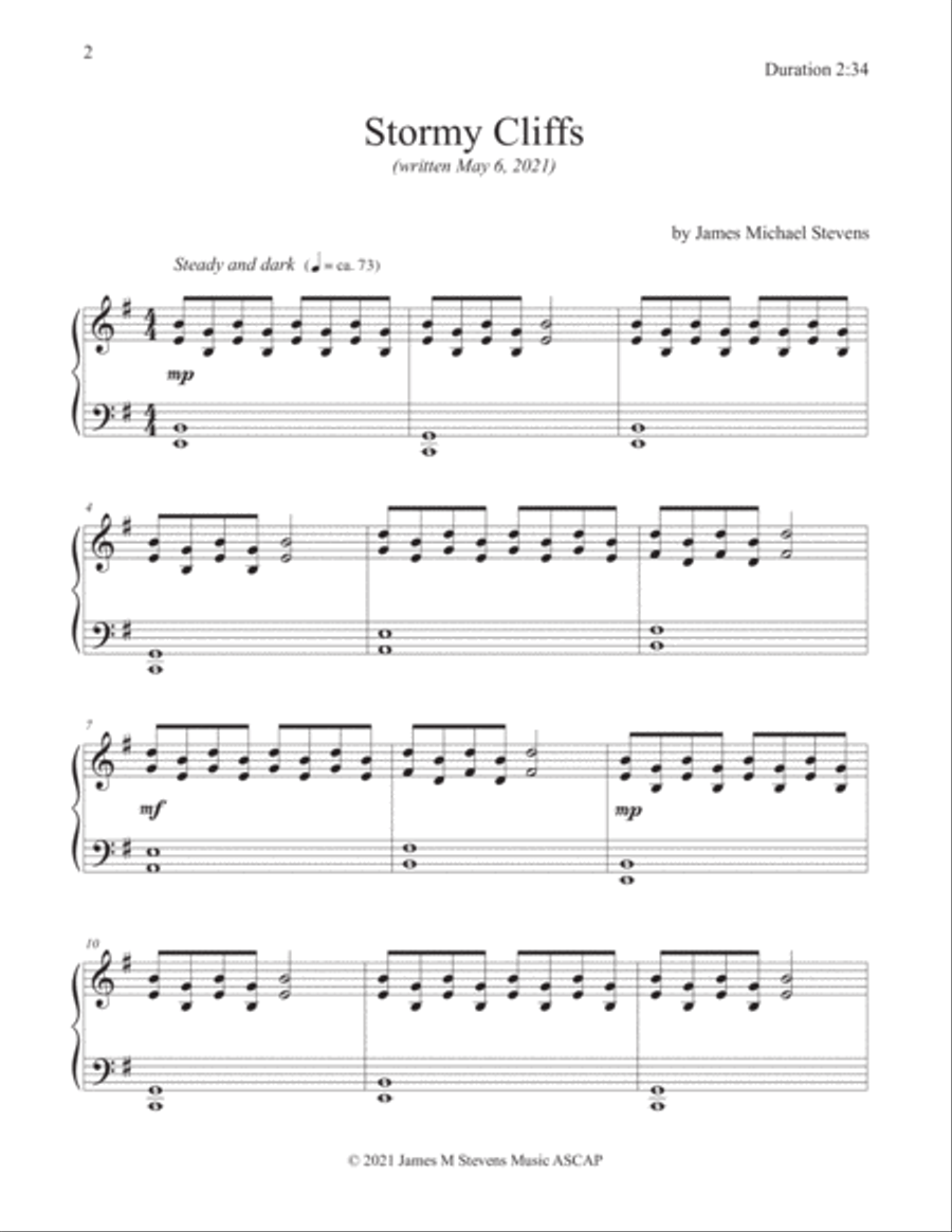 Stormy Cliffs Stormy Cliffs Piano Method scores gallery preview page 2