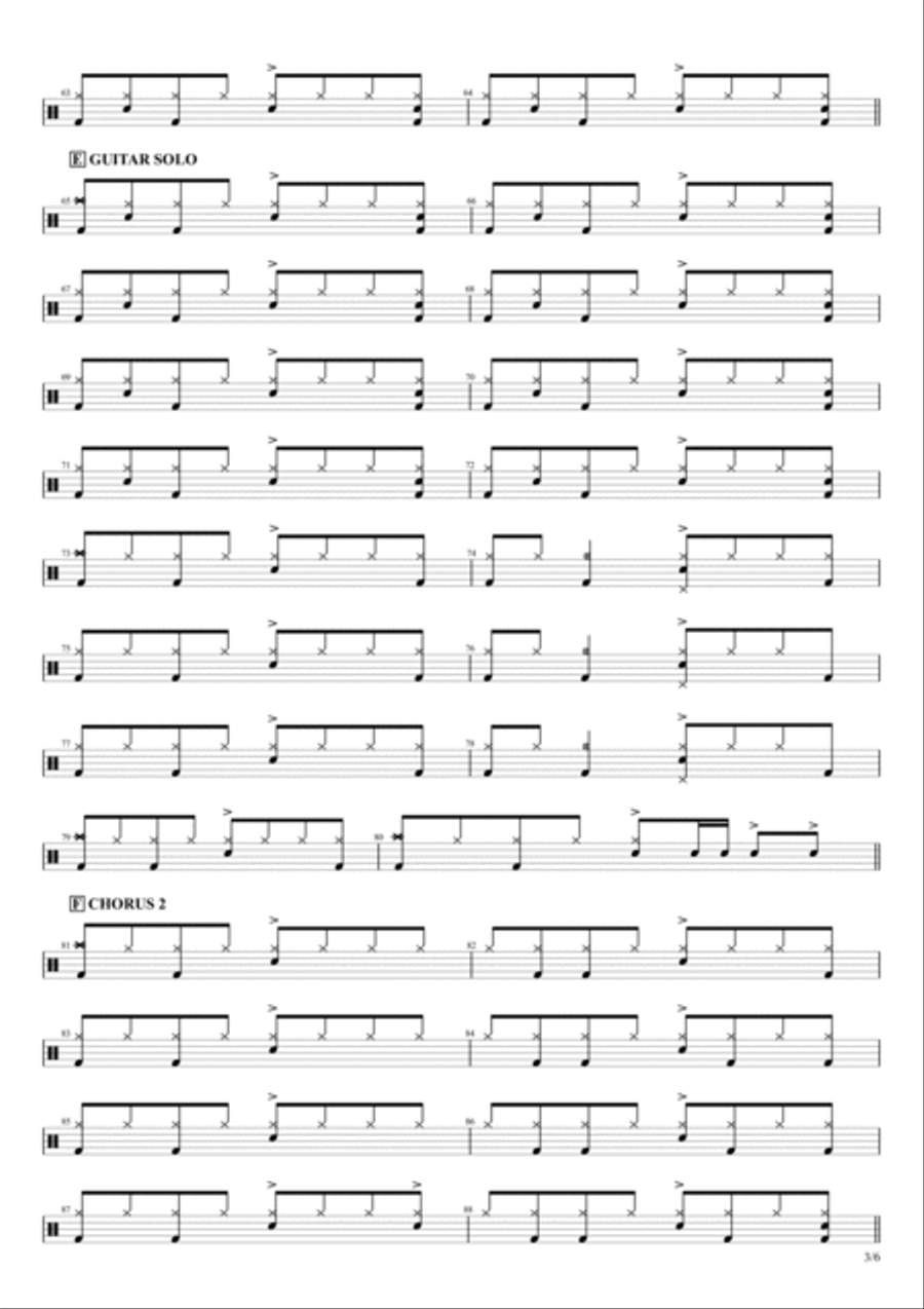 Amber Drum Set scores gallery preview page 3