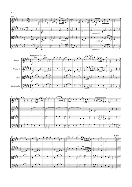 Haydn - String Quartet in E major, Hob.III:8 ; Op.2 No.2
