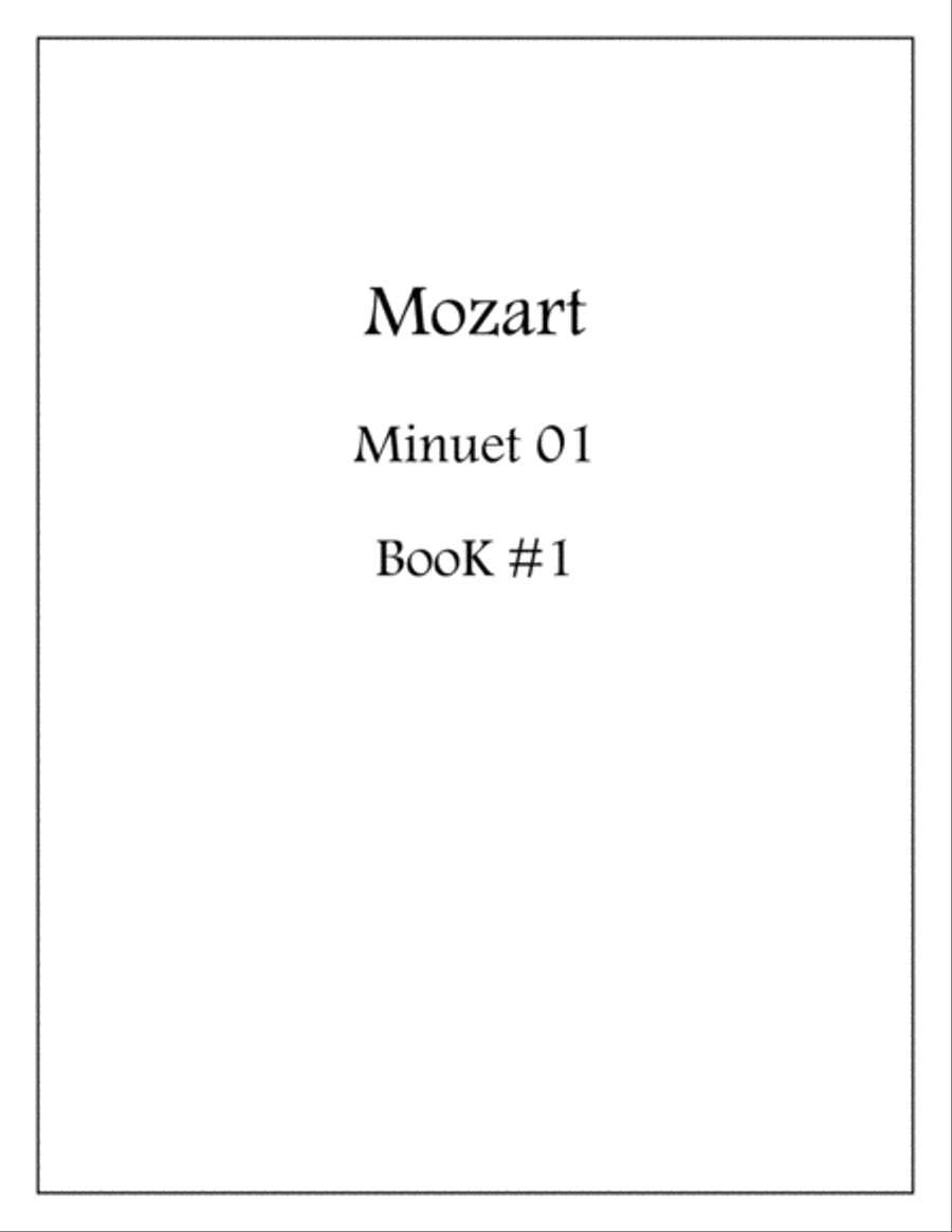 Mozart 15 Minuet for guitar Acoustic Guitar scores gallery preview page 4