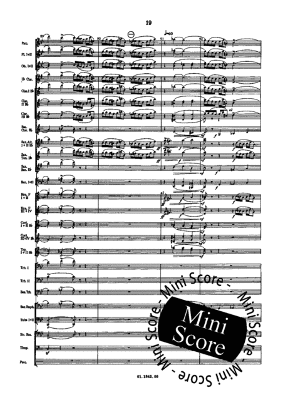 Fantasia and Fugue Concert Band scores gallery preview page 29