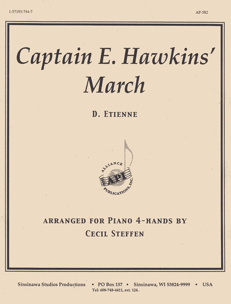 Captain E Hawkins March - Pno Duet