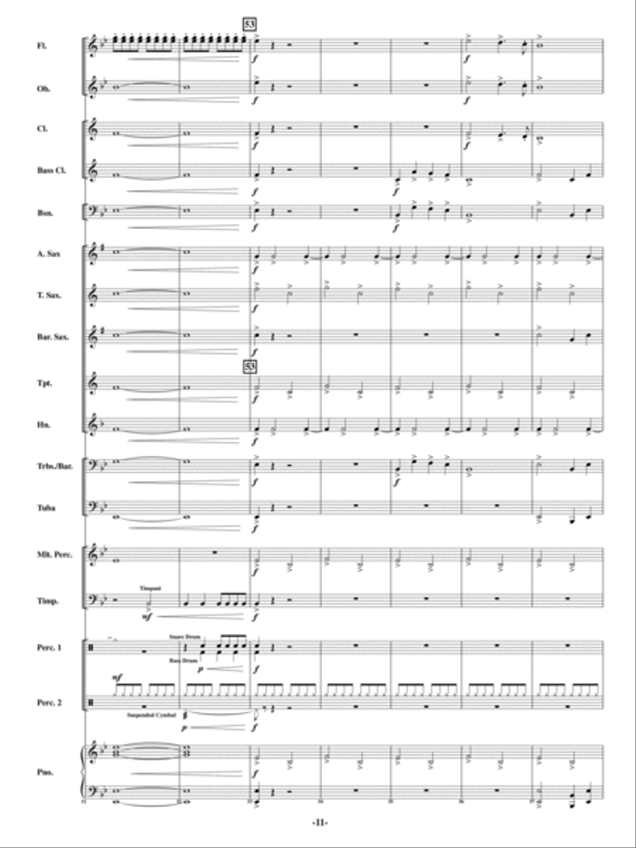 Colors of Christmas Concert Band scores gallery preview page 10