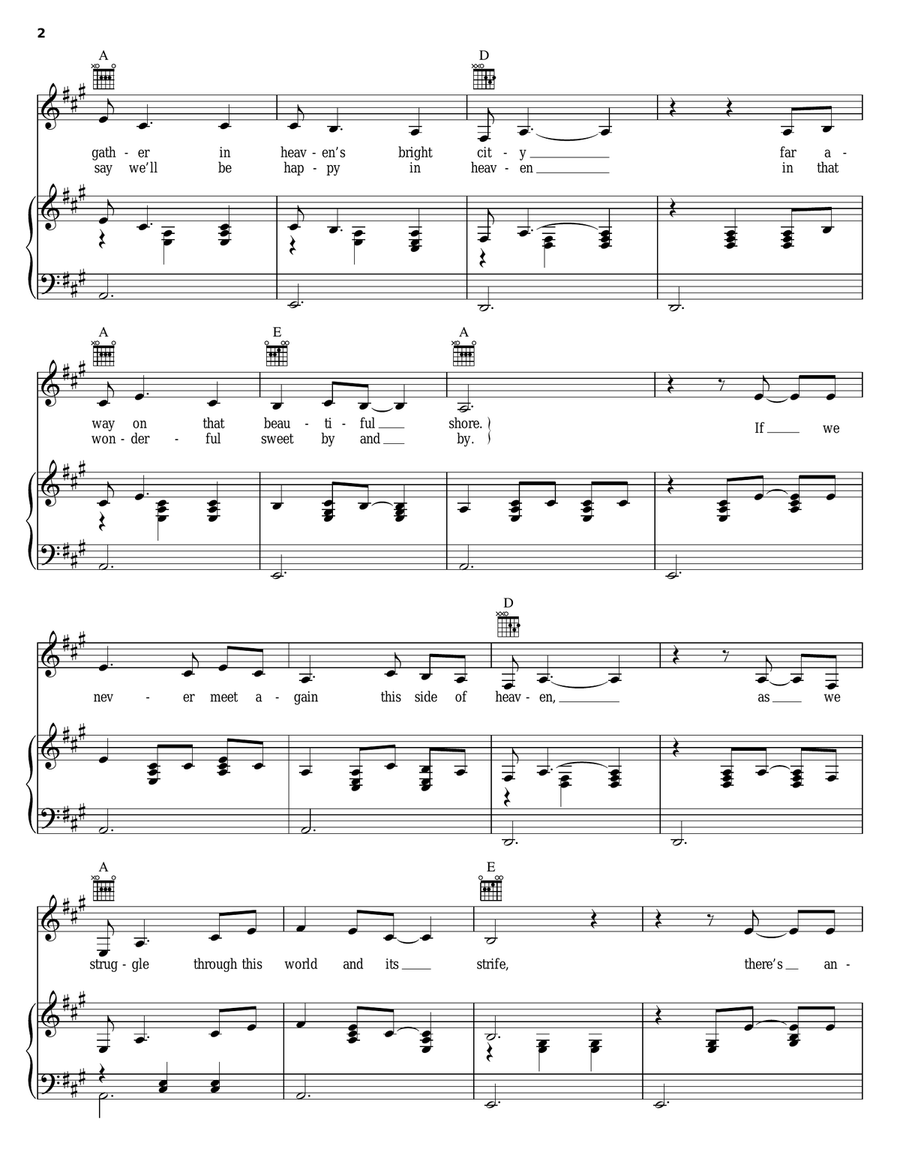 If We Never Meet Again If We Never Meet Again Piano, Vocal, Guitar scores gallery preview page 2