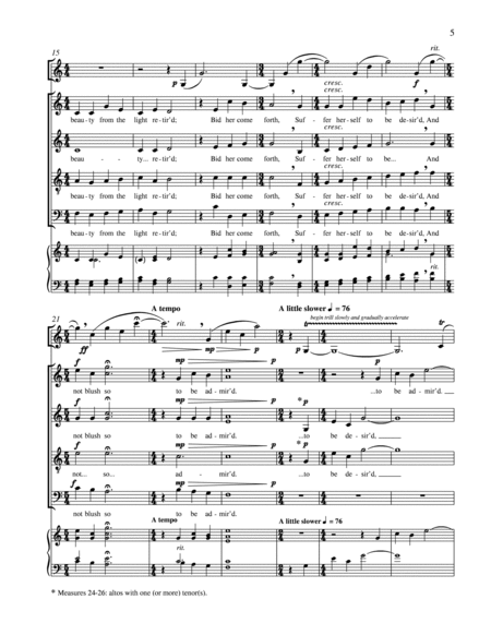 How Sweet and Fair (Choral Score)