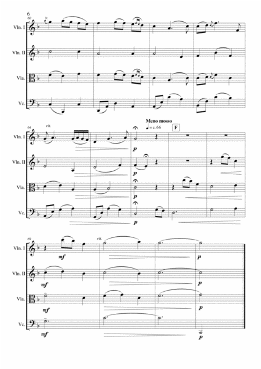 Eleanor Plunkett String Quartet scores gallery preview page 6