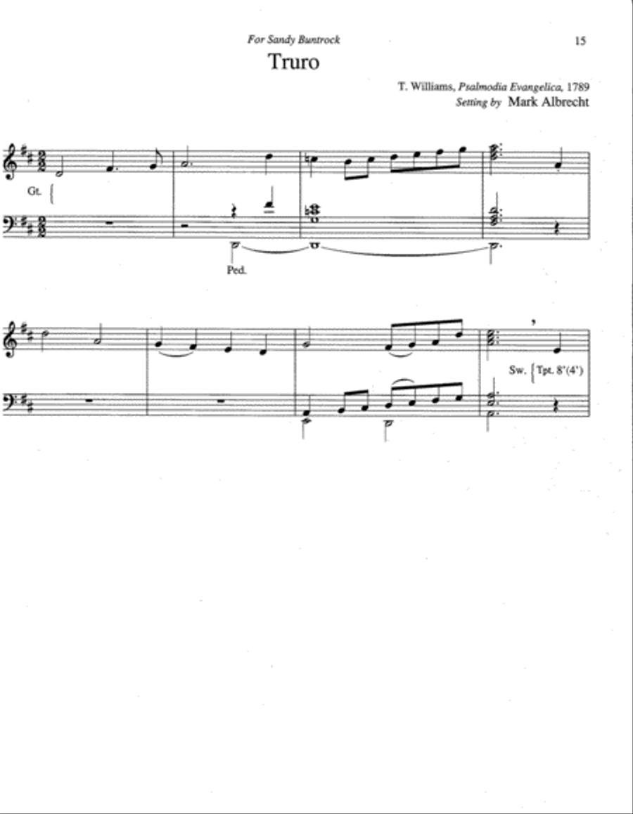 Twelve Hymn Tune Intonations Organ scores gallery preview page 4
