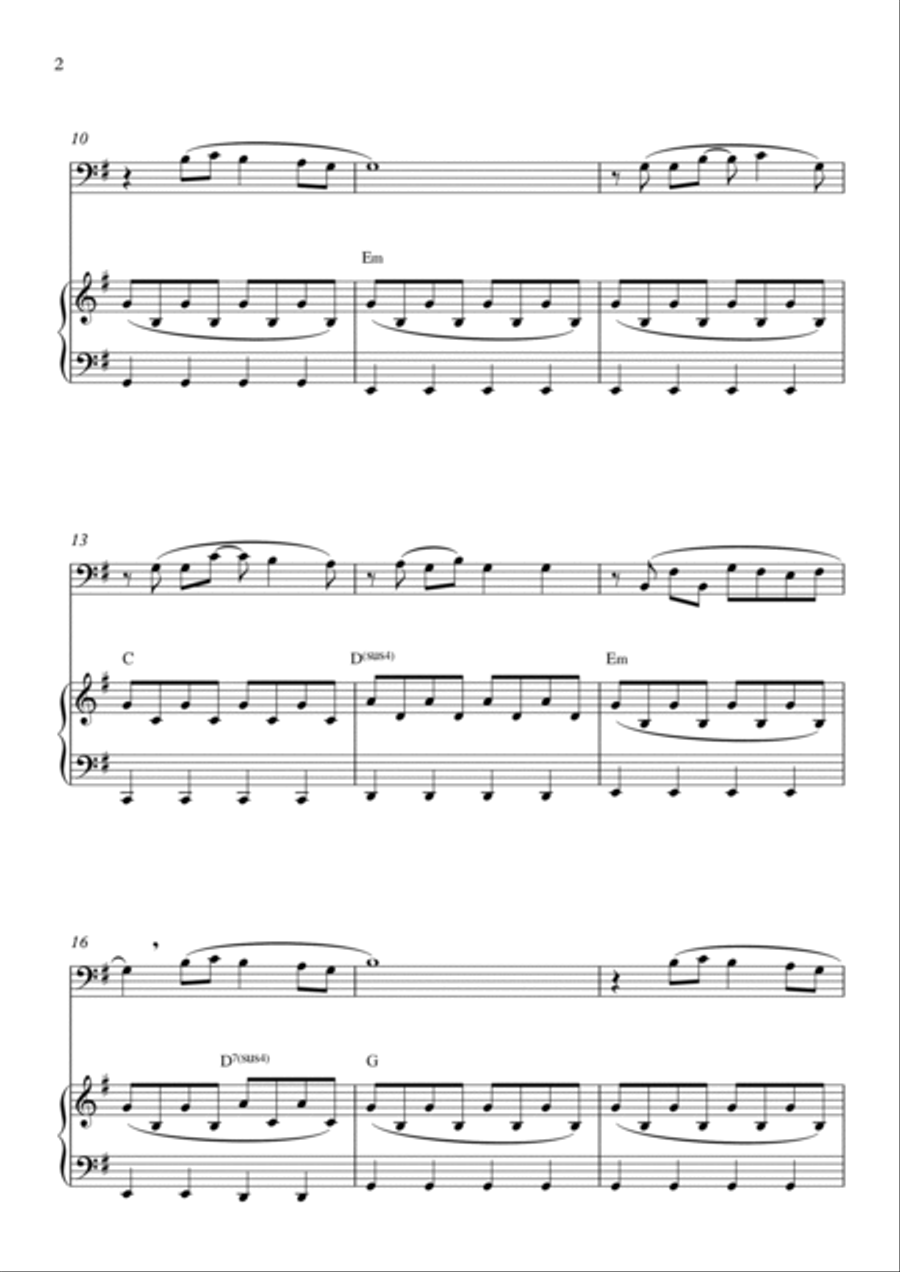 Every Breath You Take Piano scores gallery preview page 2