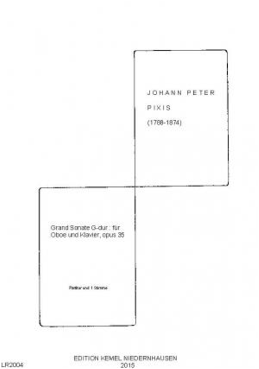 Grand Sonate G-dur Piano Accompaniment scores gallery preview page 1
