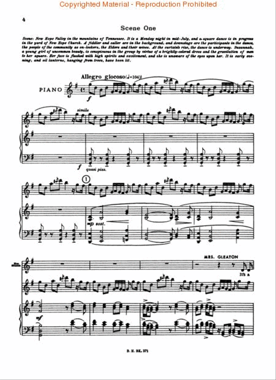 Susannah Susannah Choir scores gallery preview page 3