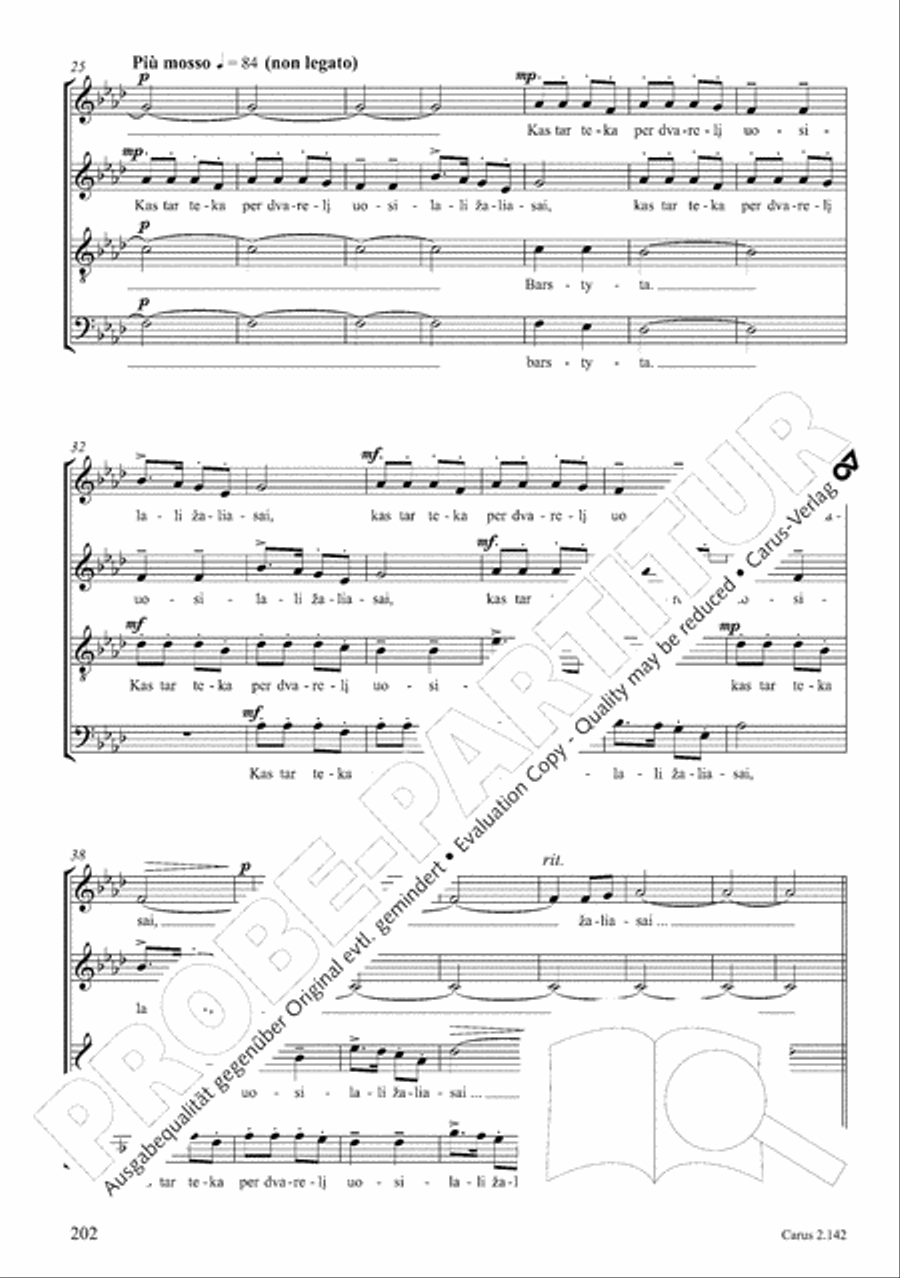 Christmas Carols of the World. Choral collection 4-Part scores gallery preview page 166
