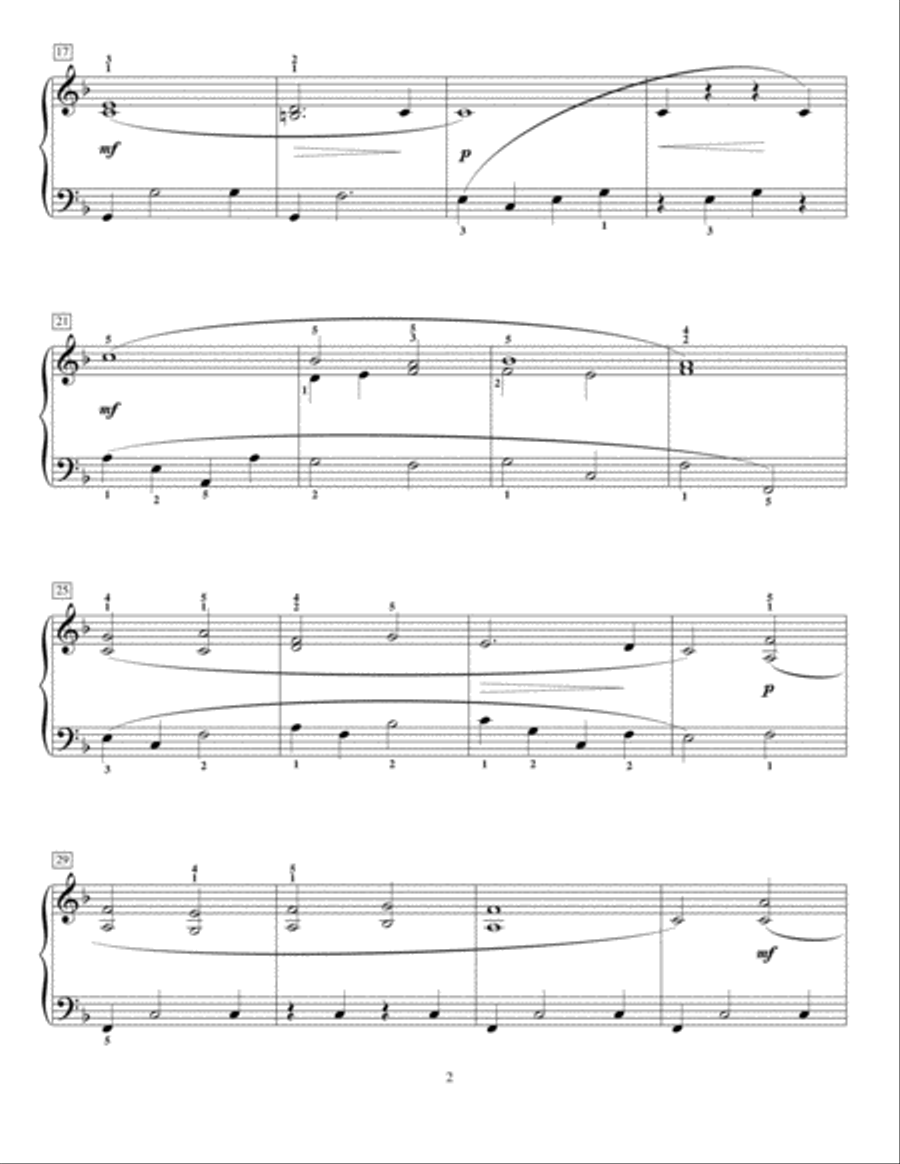 O Come, All Ye Faithful (Adeste Fideles) Piano Method scores gallery preview page 2