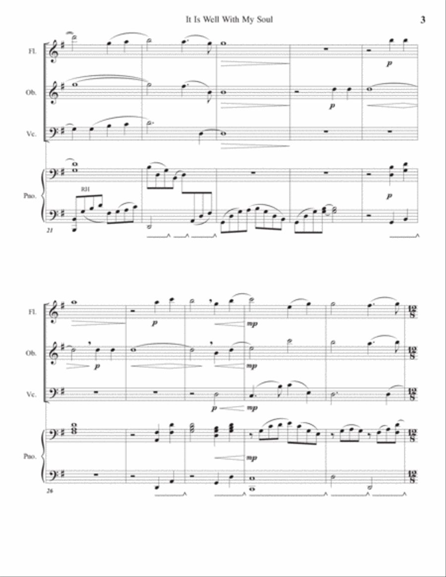 It Is Well Chamber Music scores gallery preview page 5