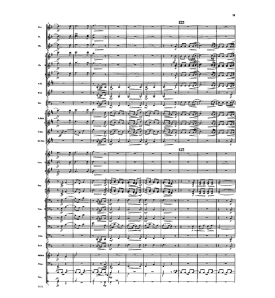 Yuletide Fete Concert Band scores gallery preview page 15