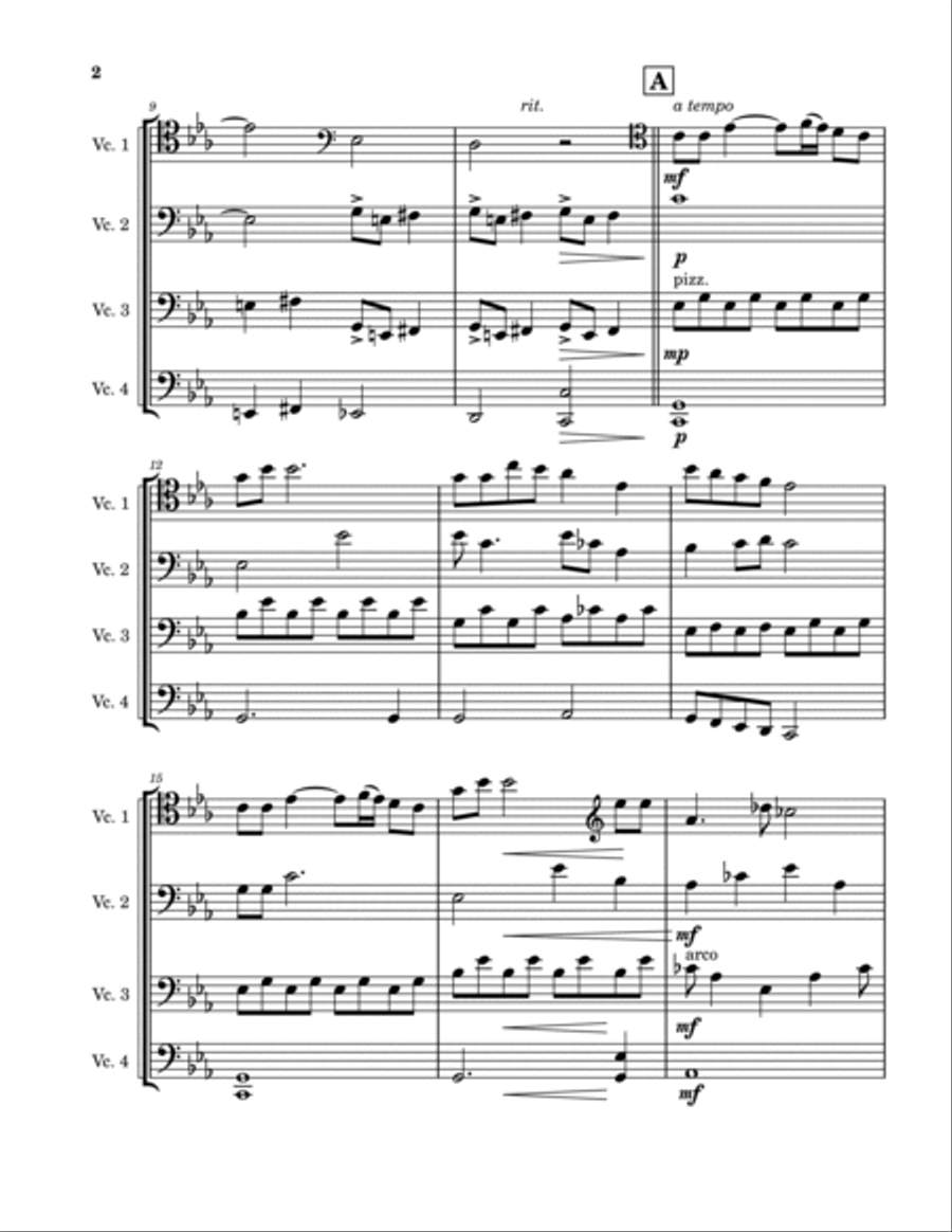 Alexander Nevsky Small Ensemble scores gallery preview page 2