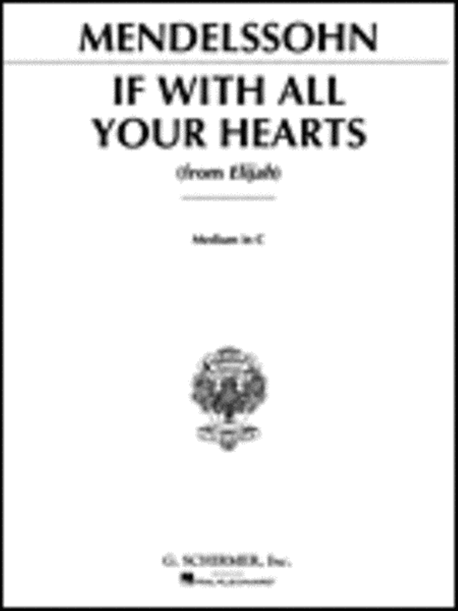 If With All Your Hearts (from Elijah) Voice scores gallery preview page 1