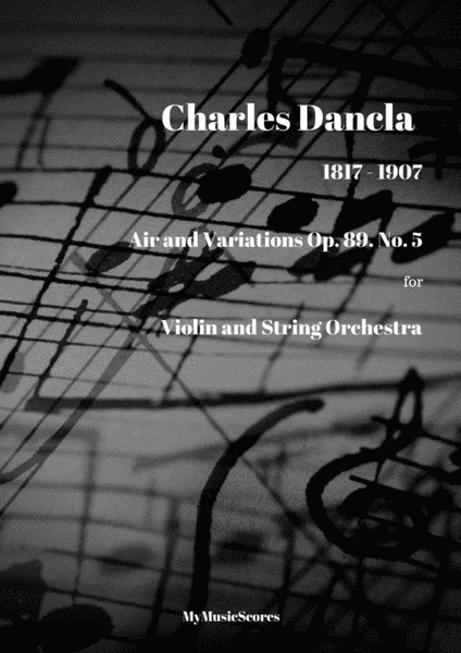 Dancla Air and Variations Op.89 No.5 image number null