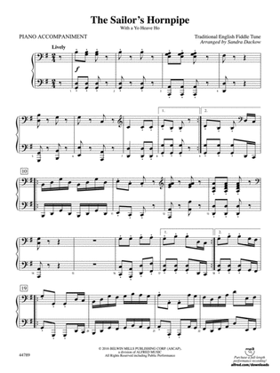 Book cover for The Sailor's Hornpipe: Piano Accompaniment