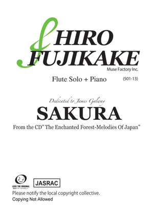 Book cover for SAKURA (Flute+Piano)