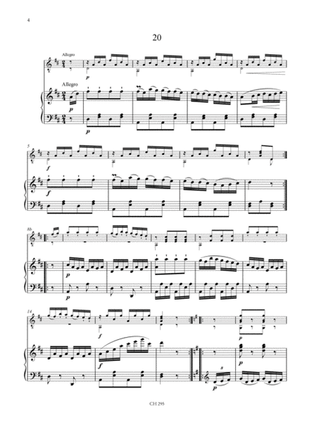 Différentes Pieces très faciles for Guitar and Piano - Vol. 3: Op. 32