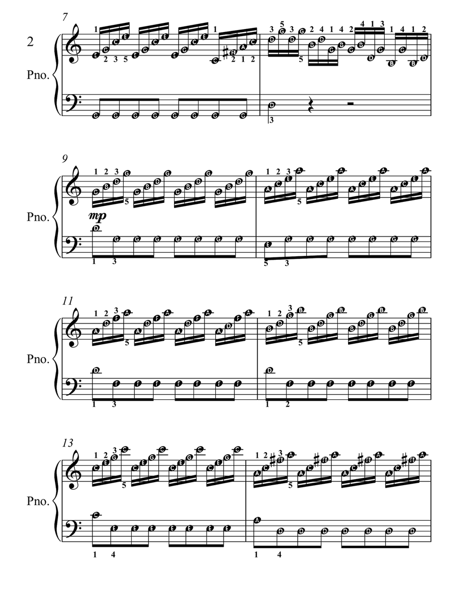 Zadok the Priest Easy Piano Sheet Music Easy Piano scores gallery preview page 3