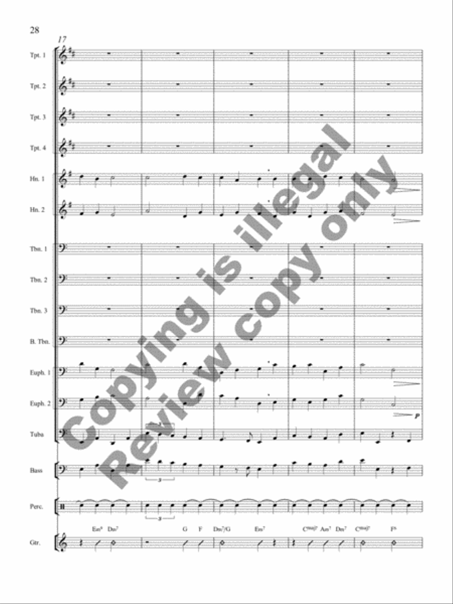 Christmas Brass Brass Band scores gallery preview page 33