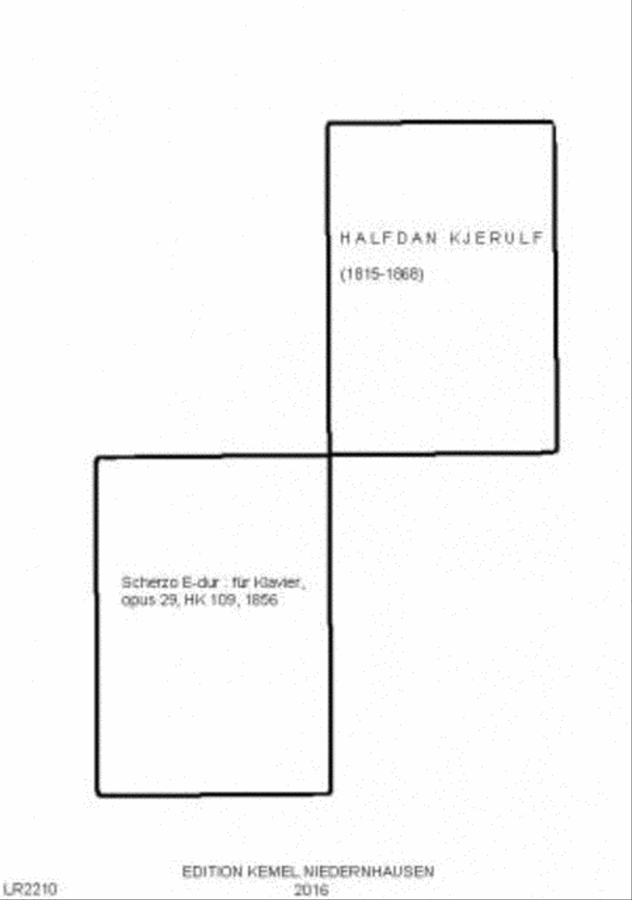 Scherzo E-dur Piano scores gallery preview page 1