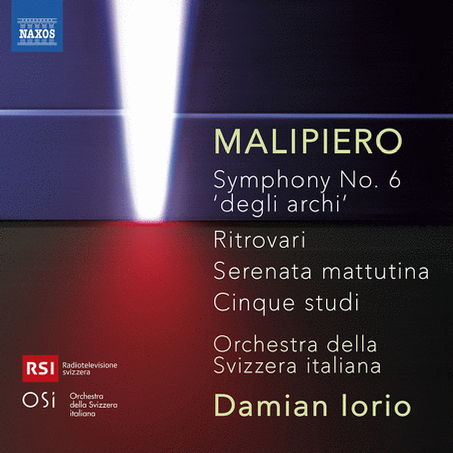 Malipiero: Symphony No. 6; Ritrovari; Serenata mattutina; 5 Studi