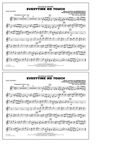 Everytime We Touch - 2nd Bb Trumpet
