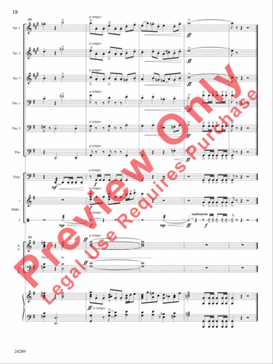 O Come, Let Us Adore Him O Come, Let Us Adore Him Choir scores gallery preview page 19