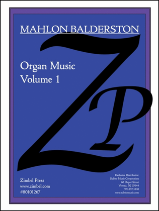 Book cover for Organ Music, Vol. 1
