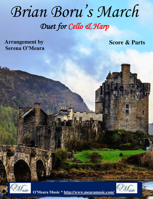 Book cover for Brian Boru’s March, Duet for Cello and Harp