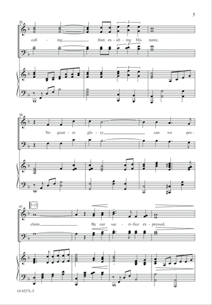 A Servant's Blessing A Servant's Blessing 4-Part scores gallery preview page 5