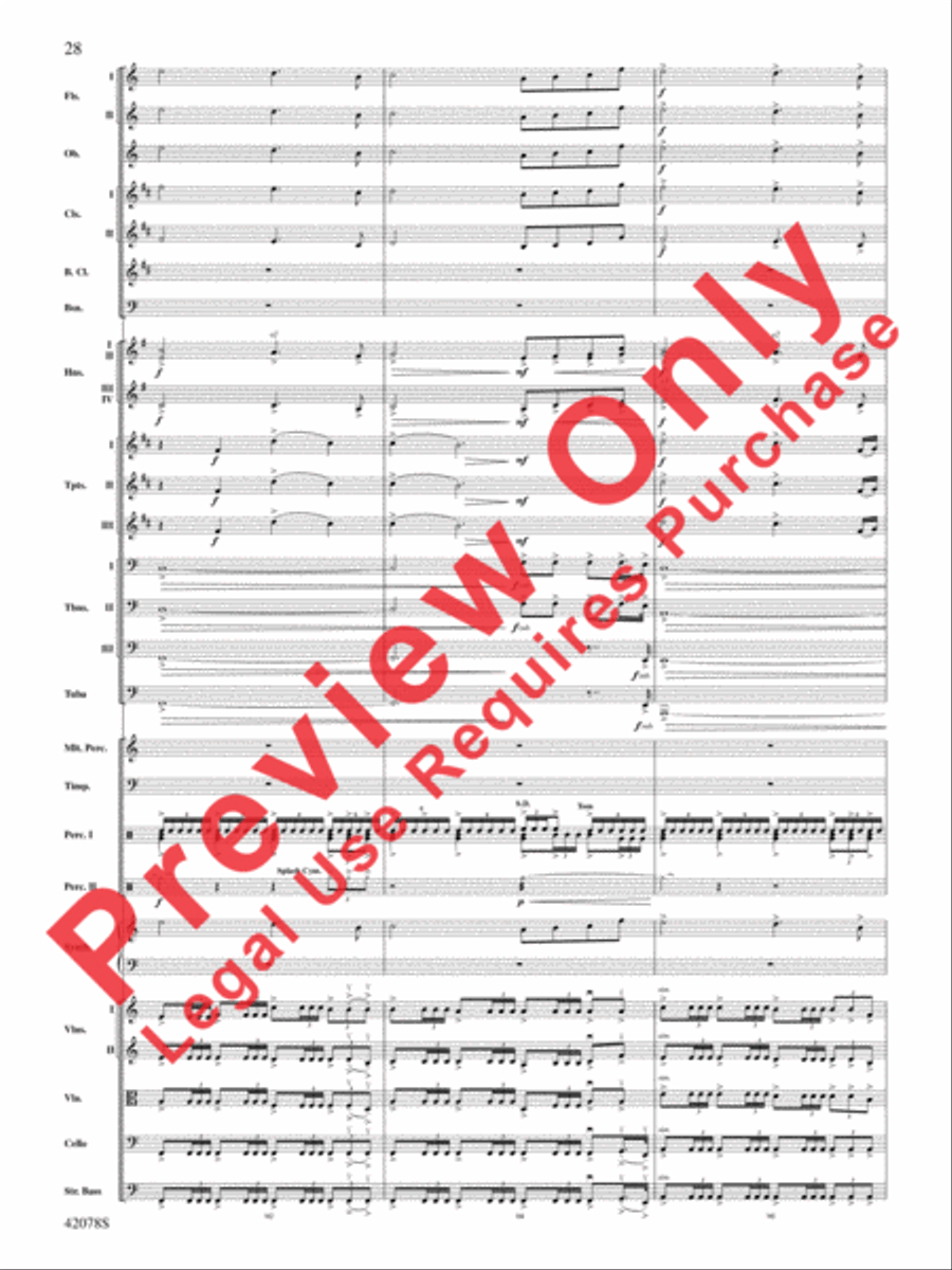 Man of Steel, Selections from Full Orchestra scores gallery preview page 29