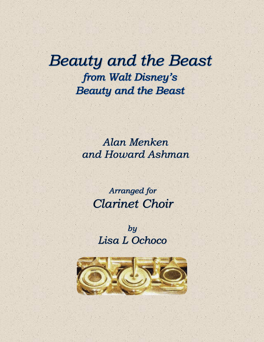 Beauty And The Beast Clarinet Choir scores gallery preview page 1