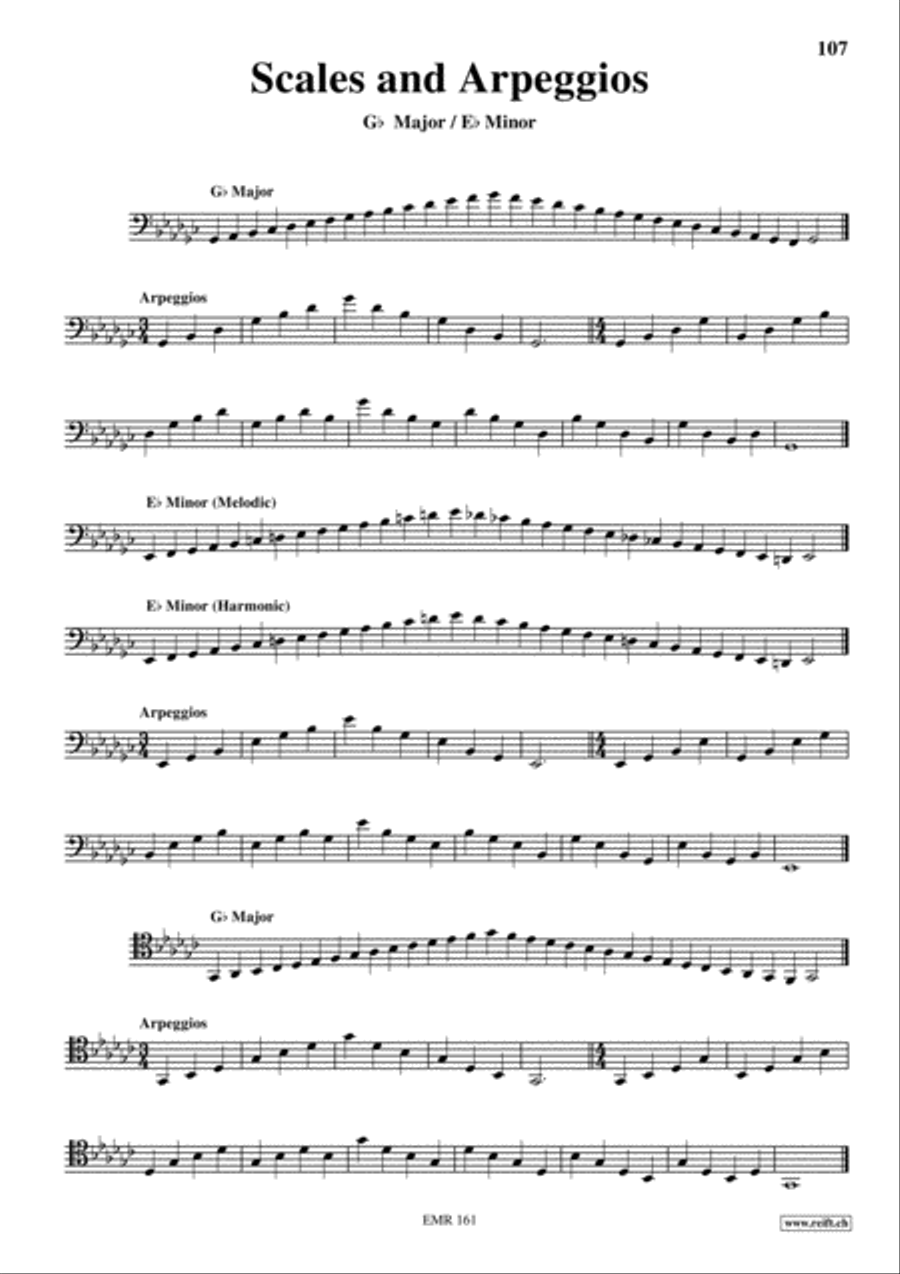 Studies in all Clefs Trombone Solo scores gallery preview page 48