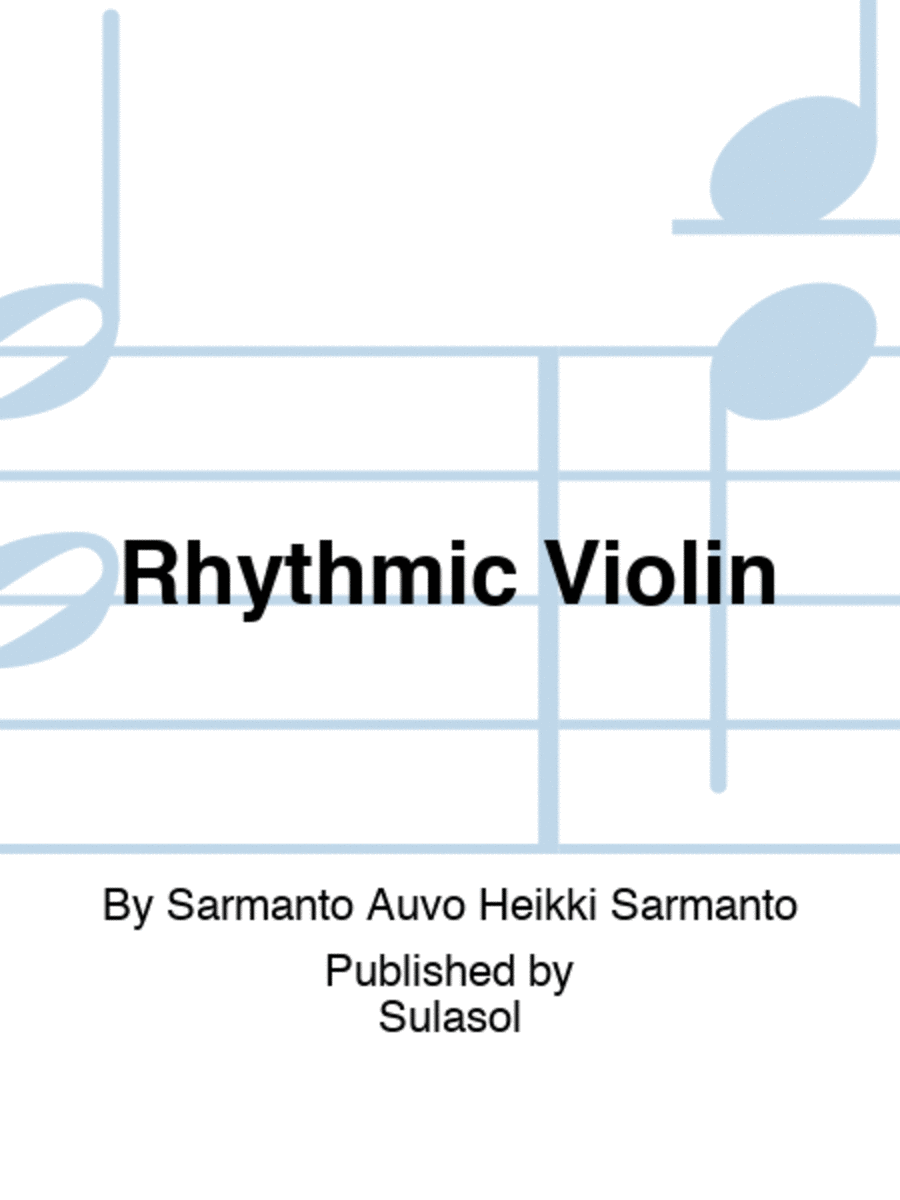 Rhythmic Violin Rhythmic Violin Violin Solo scores gallery preview page 1
