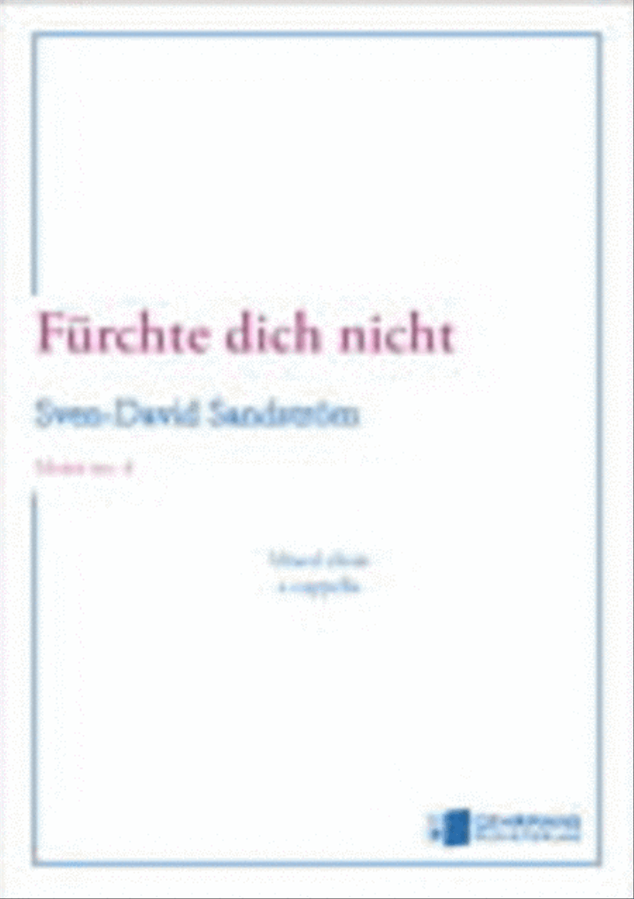 Furchte dich nicht Divisi scores gallery preview page 1