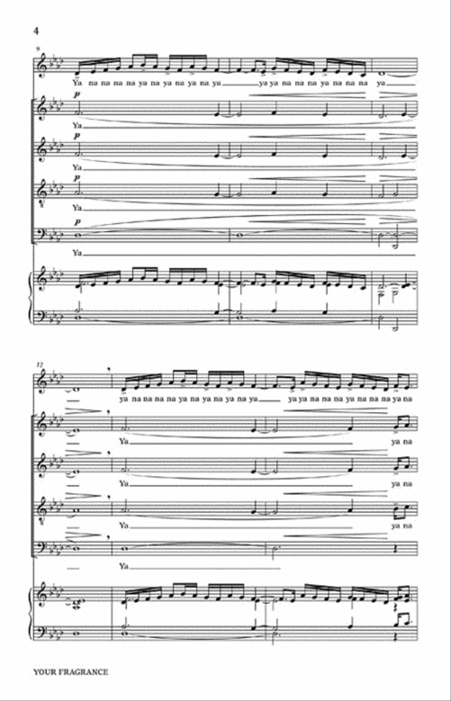 Your Fragrance Your Fragrance 4-Part scores gallery preview page 3