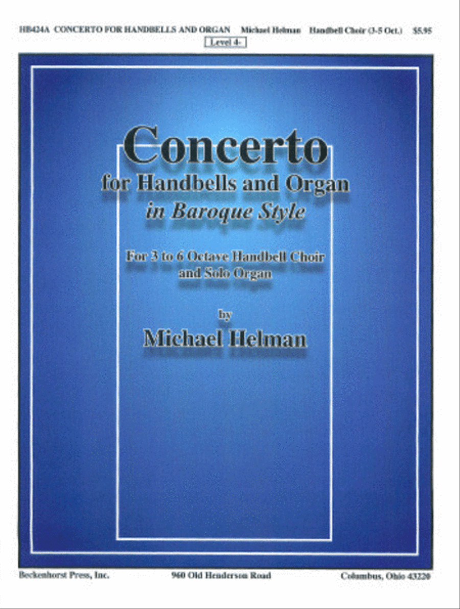 Concerto for Handbells and Organ - handbell part 5-Octaves scores gallery preview page 1